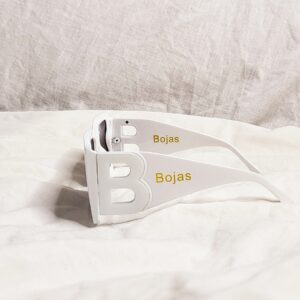 Bojas "B" White sunglasses